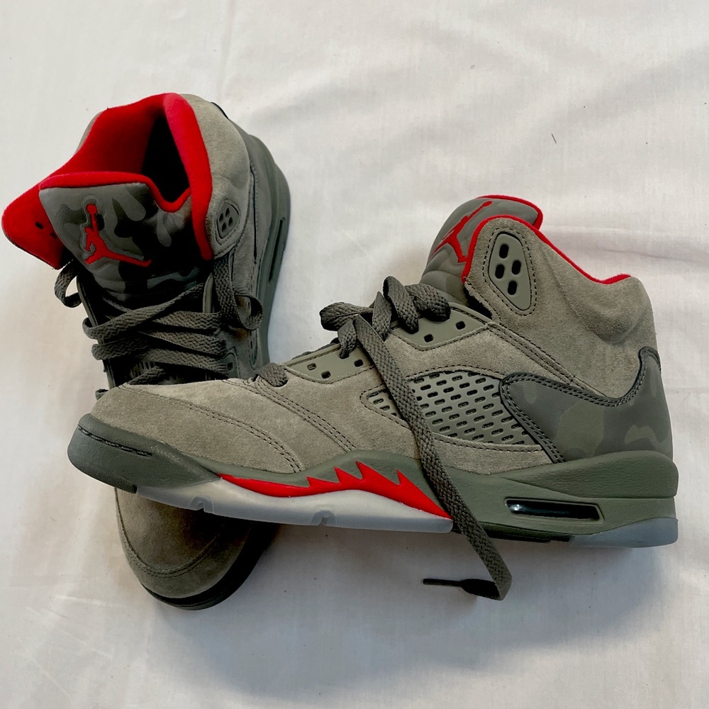Jordan 5 Retro Camo P51 Youth